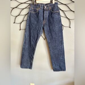 Levi's 501 Y2K Jeans |‎ Button Fly, Blue Denim Straight Leg | Men's